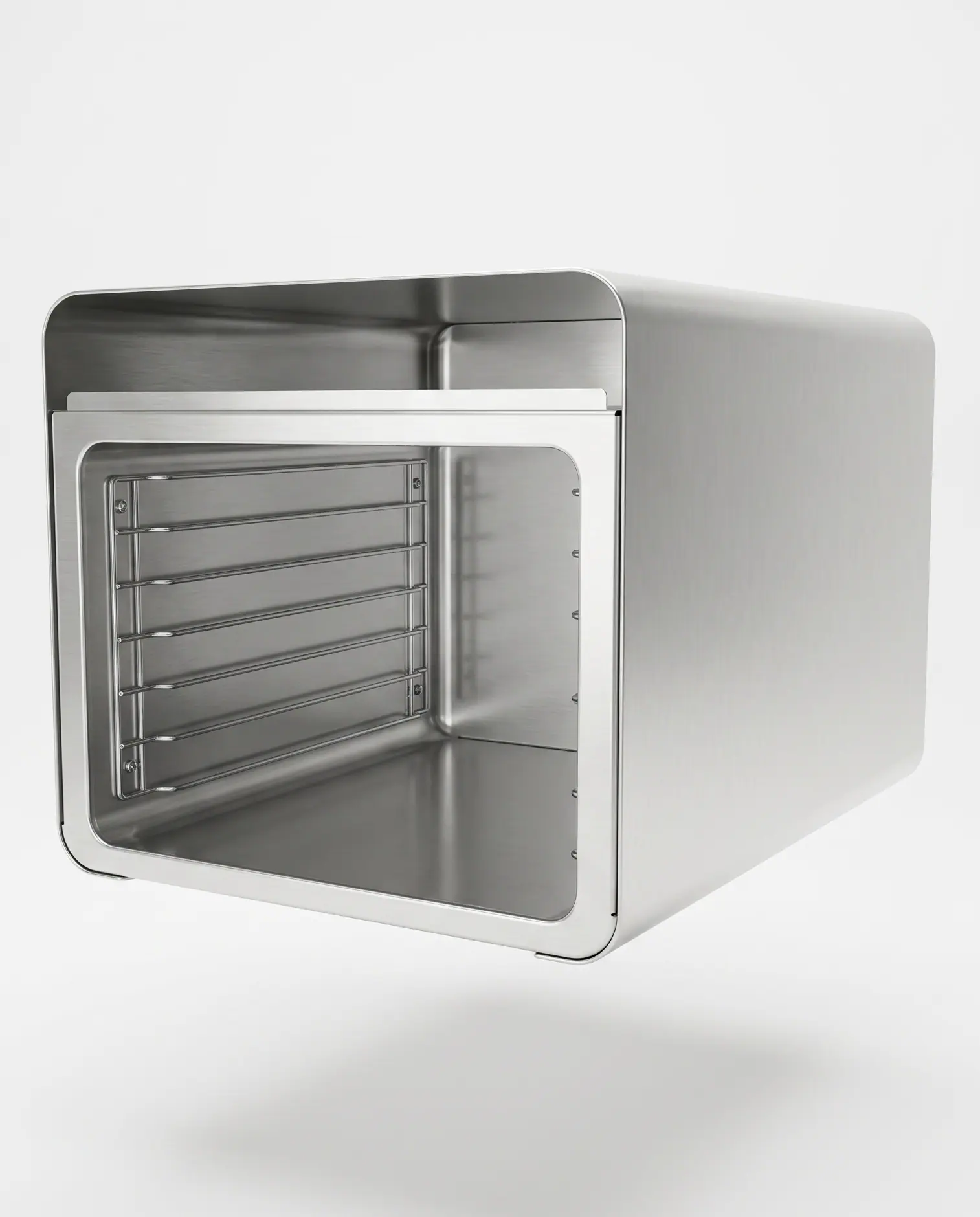 Caisson inox monobloc du Cocturachef SB M, four basse température professionnel