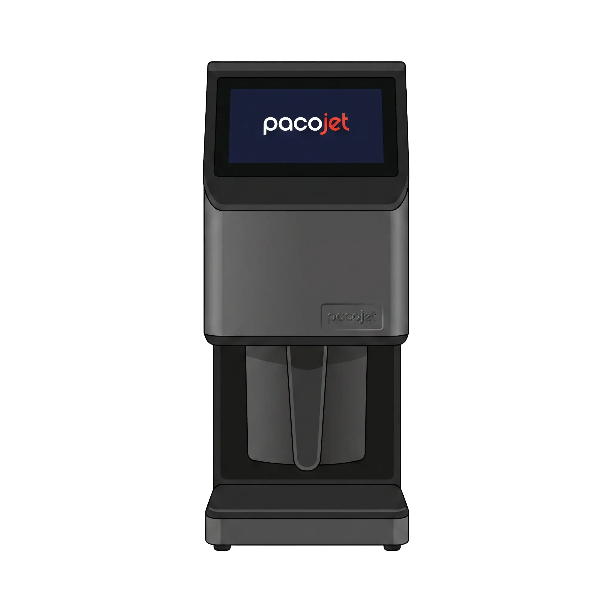 Pacojet 4 vu de face, 204 mm de large et 497 mm de haut