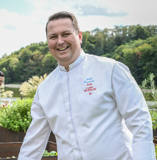 André Taormina, chef du restaurant étoilé L&rsquo;Ambroisie en Isère